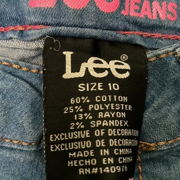 Lee Jeans girls size 10 - Picture 3 of 5